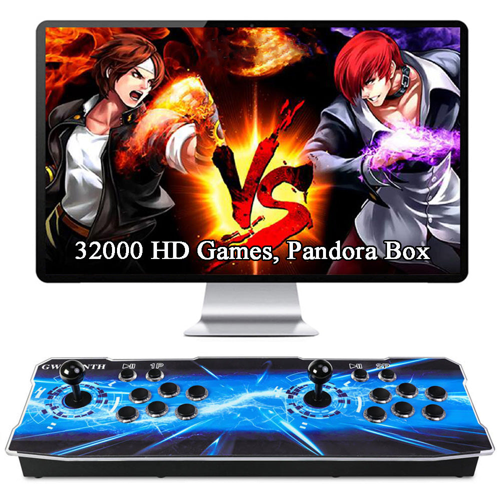 GWALSNTH Pandora Box 32000 in 1 Retro Arcade Game Console, HDMI TV Plug and Play Game Stick with 720P HD 3D Games, Support Save & Search Function, Portable Gaming Gift for Family Kids Adults