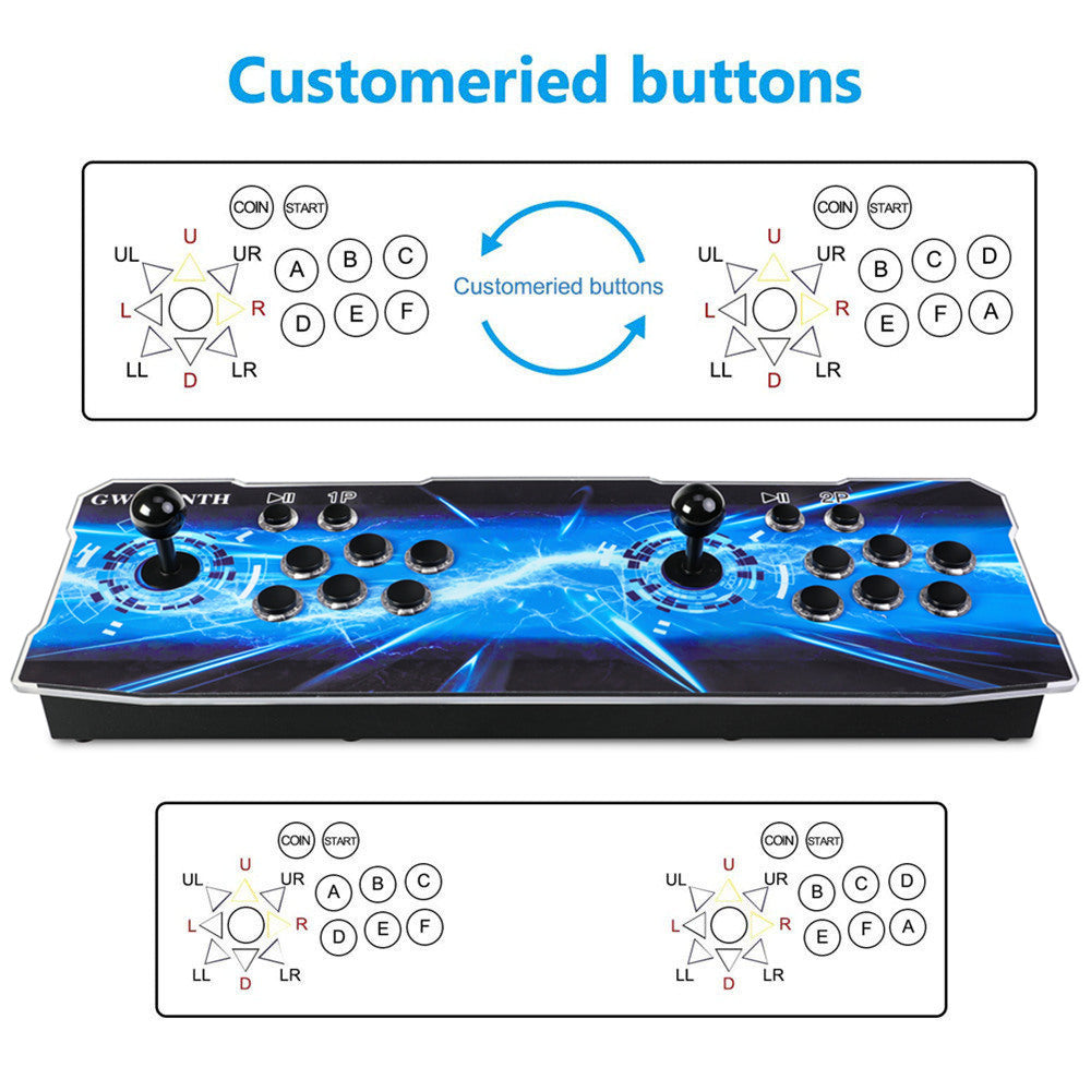 GWALSNTH 50500 in 1 Pandora Box Ultra Arcade Games Console, Plug and Play Video Games,1280X720 HD Display, 49 Game Emulators,256GB TF Card,Up to 4 Players