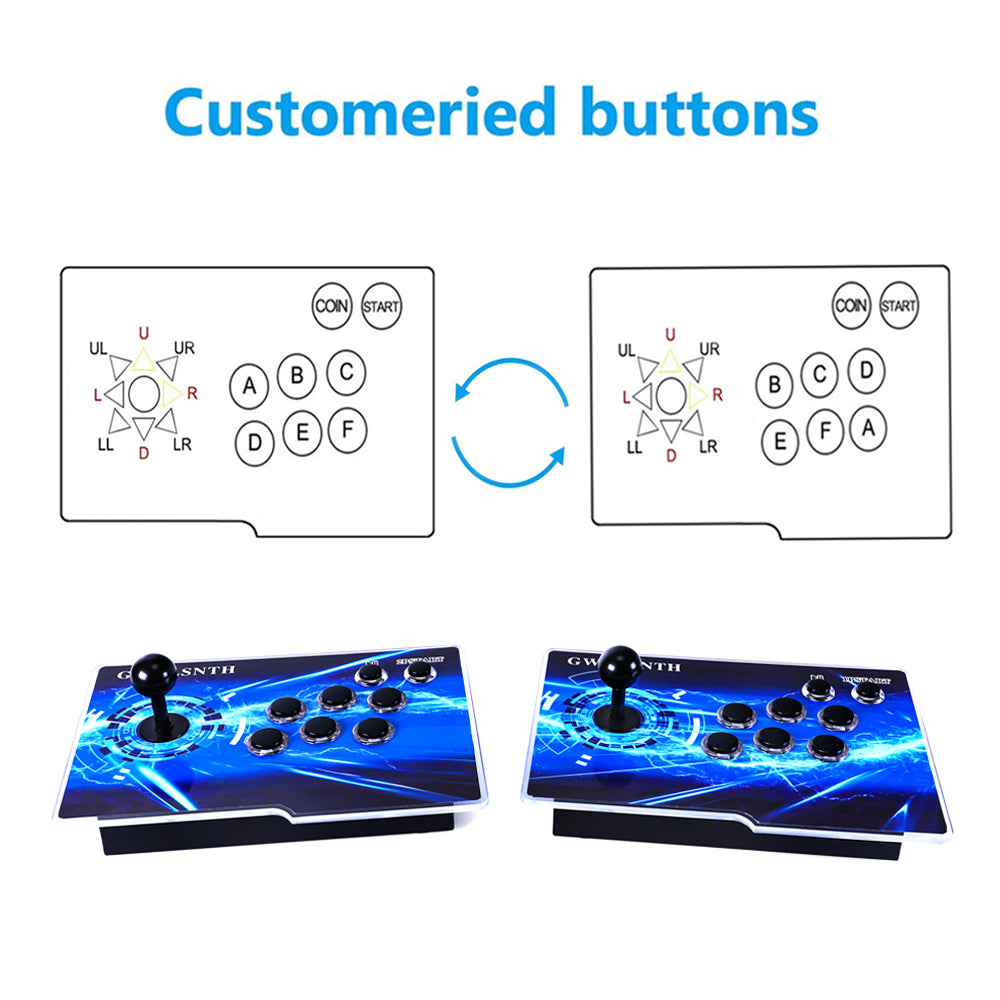 GWALSNTH 3D Pandora Box 88S Arcade Games Console,36800 in 1 HD Video Game Machine,WiFi Function,Search/Save/Hide/Pause Games,Up to 4 Players,Sparated Joysticks